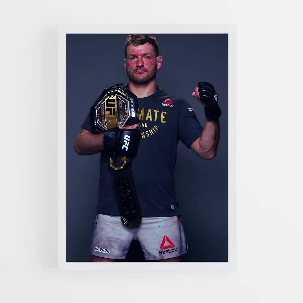 Poster Champion des Octogones – affiche MMA (vue 3)